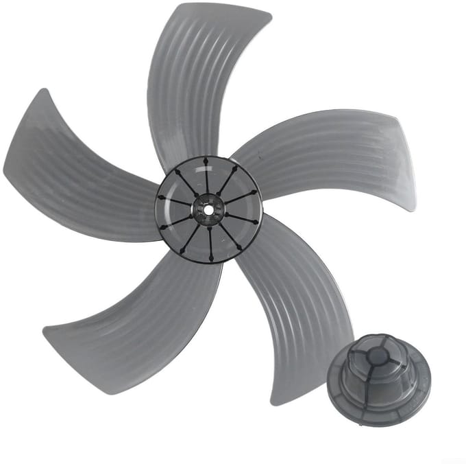 Dailygoods - 35 cm Huishoudelijk Ventilatorblad met Vijf Bladen voor Stille Werking