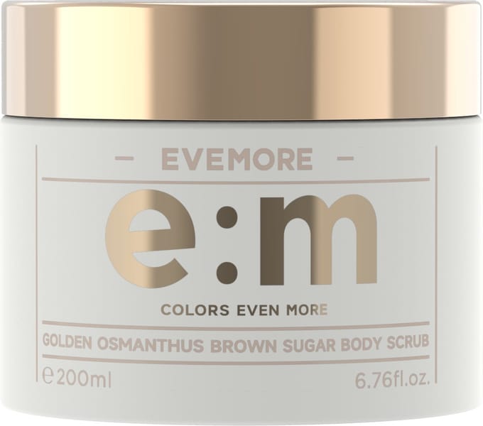 EVEMORE Golden Osmanthus Brown Sugar Body Scrub 200g - Douchescrub