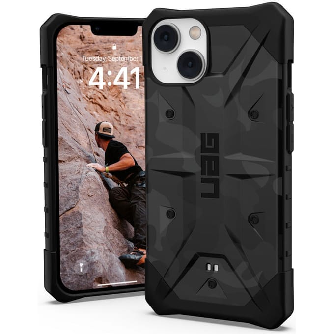 UAG - Pathfinder SE geschikt voor iPhone 14 Plus Hoesje - midnight camo