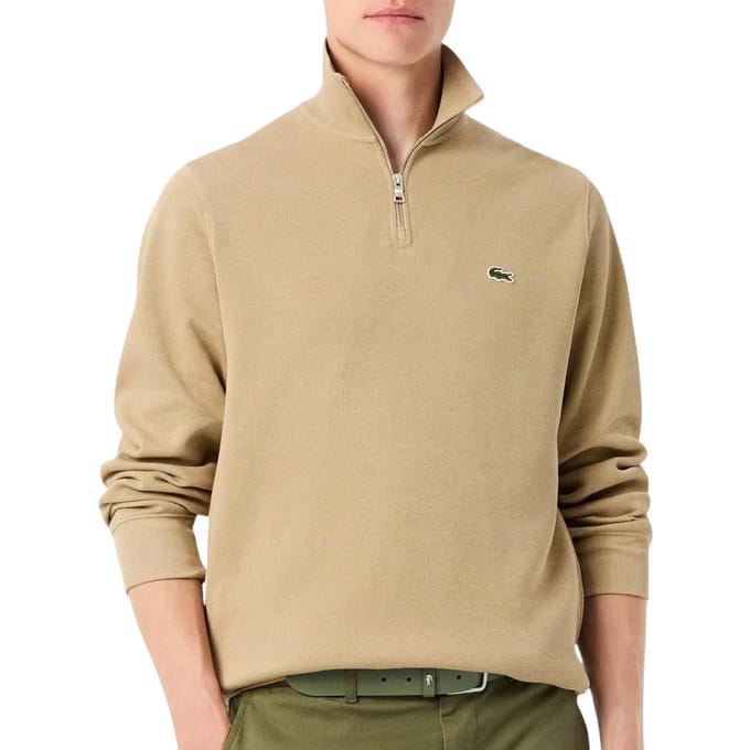 Lacoste Zip Stand-Up Collar Sweater Heren - Maat S