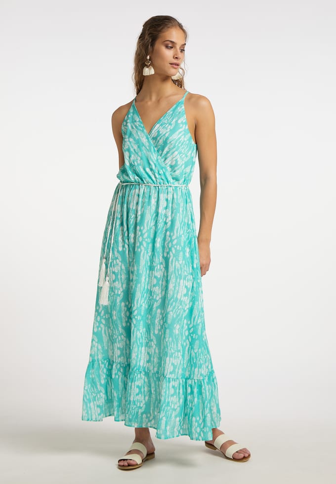 IZIA Midi Dress met Batik Print gaya