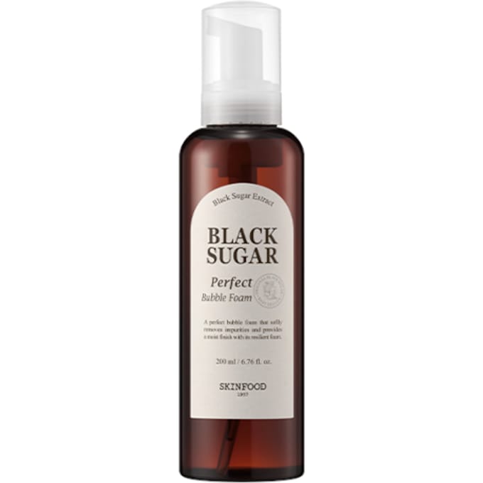 SKINFOOD - Black Sugar Perfect Bubble Foam - 200ml