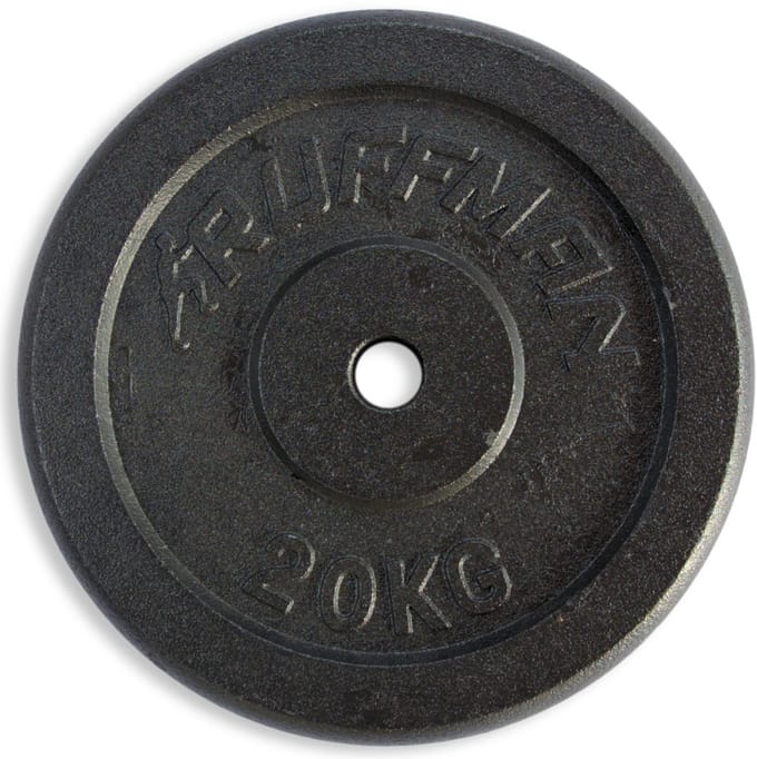 20kg halterschijf - gietijzer - 30mm - gewichten - halterset - gewicht schijven