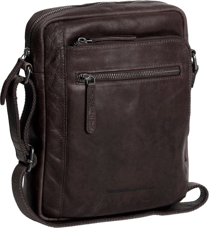 The Chesterfield Brand Schoudertas Dessau Shoulderbag Brown Bruine