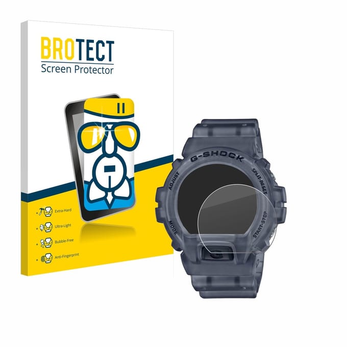 Screenprotector voor Casio G-Shock DW-6900 Beschermglas transparant