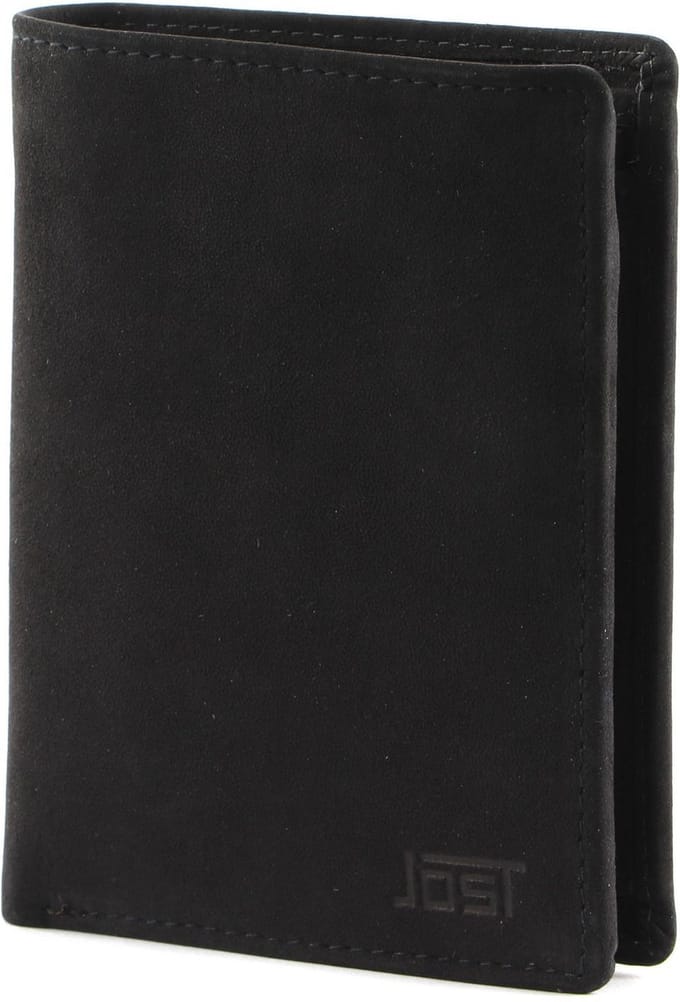 JOST Leren Portemonnee Vaxholm Wallet Black Zwart