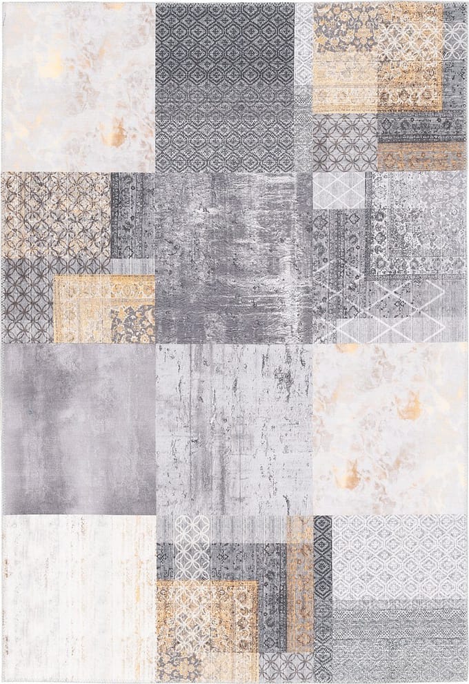 Pergamon Finesse - Vintage Designtapijt - Patchwork