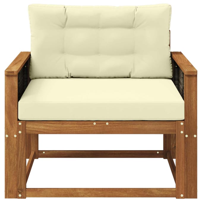 vidaXL - Buiten - Midden - Sofa - Massief - Acacia - Hout - Naturel
