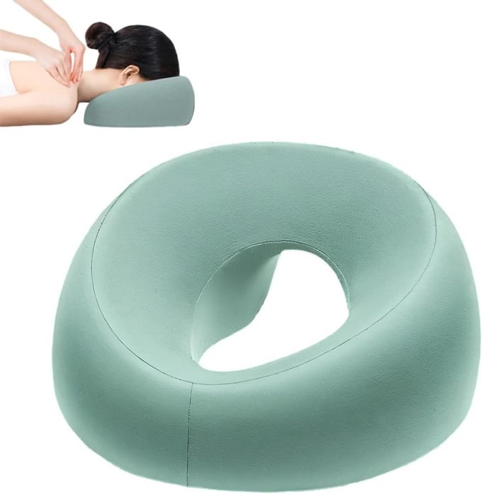 Ergonomisch U-Vormig Geheugenschuim Kussen voor Nekondersteuning en Massage
