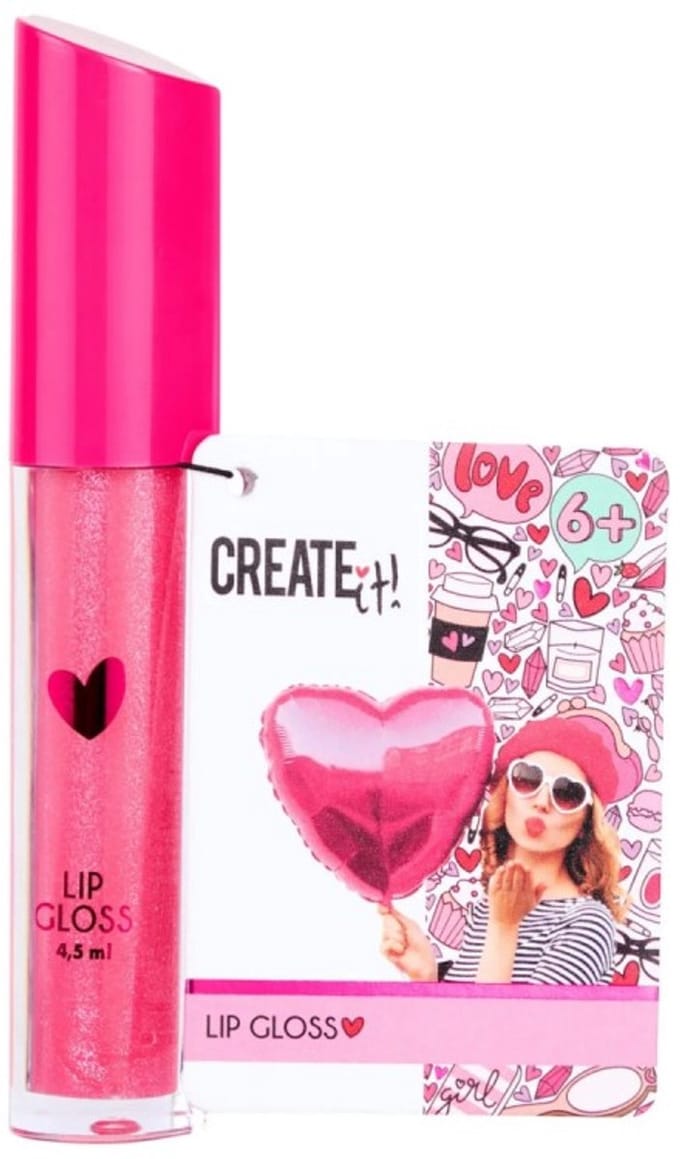 Create It! Lip Gloss - Vanaf 6 jaar - Donker Roze - Meisjes & Jongens - Make Up - Kindermake Up - Watermeloen