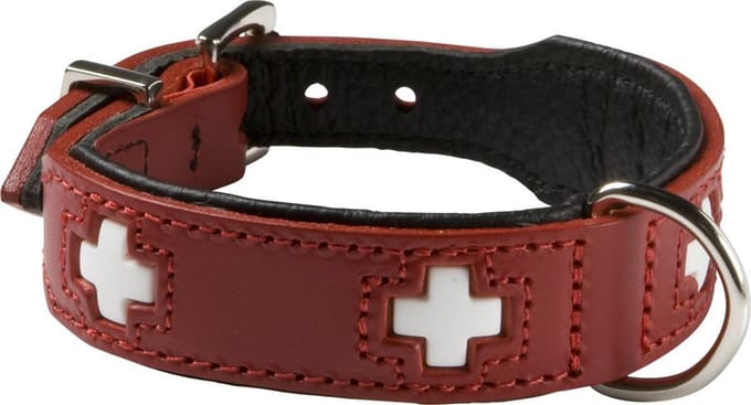 Hondenhalsband Swiss Rood 30-34 cm