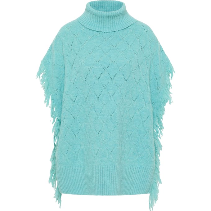 IZIA knit poncho gaya