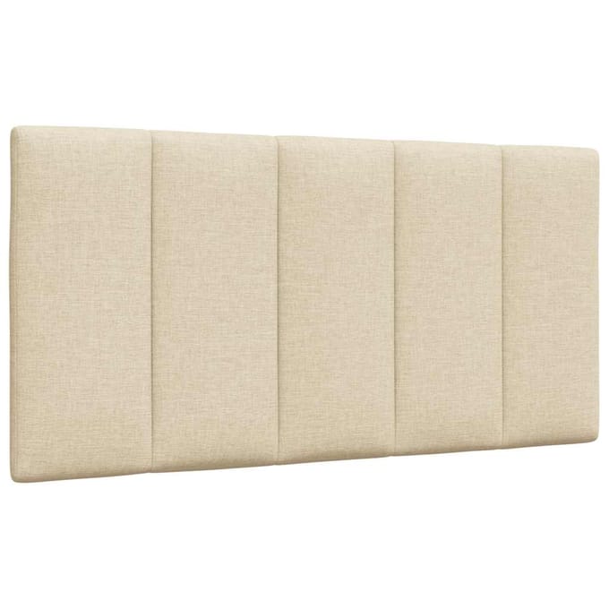 vidaXL - Hoofdbordkussen - "Hanko" - 100 - cm - stof - crèmekleurig