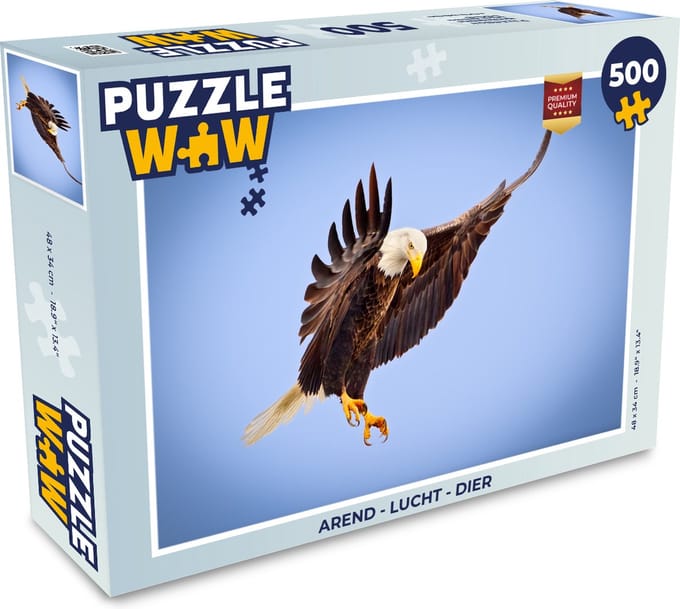 Puzzel Arend - Lucht - Dier - Legpuzzel - Puzzel 500 stukjes