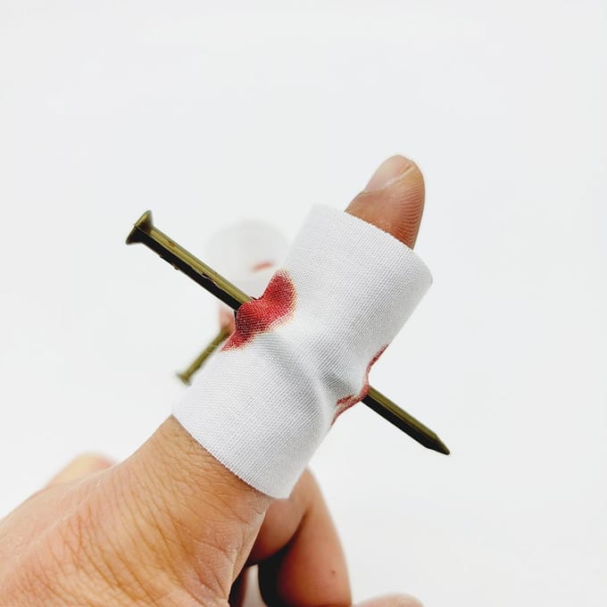 1 Stuk Halloween Vinger Stud Speelgoed Magisch Prank Speelgoed