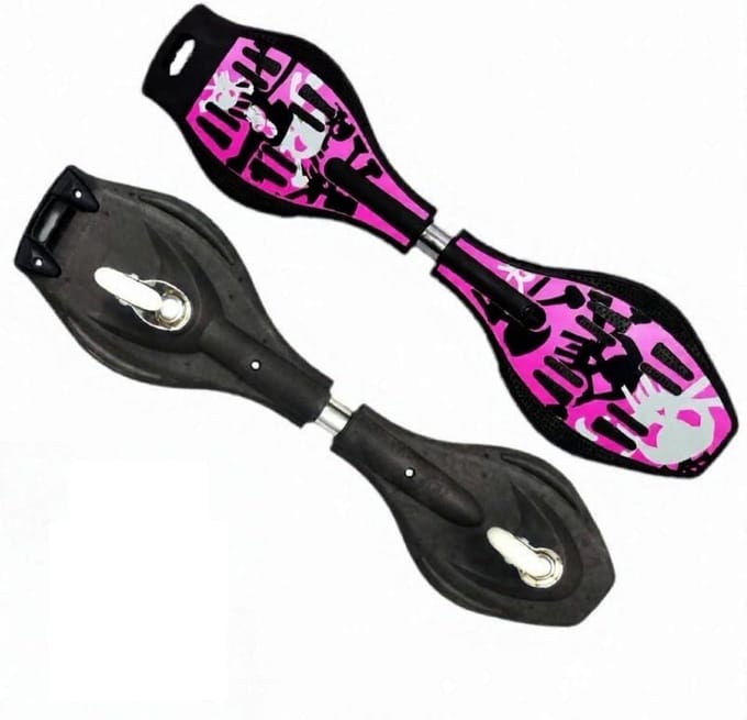 Waveboard - Straatsurfplank Skategolf - Buiten Sporten - Lichte Golfplanken - 87 cm - Roze