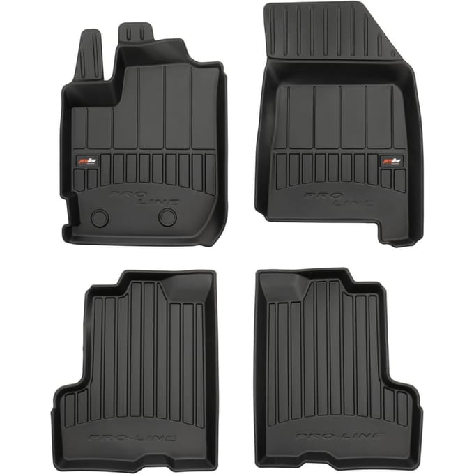 Frogum - Dacia Duster II (2017-2022) - Automatmatten 3D - TPE Rubber - 6cm Hoge Rand - Geurloos