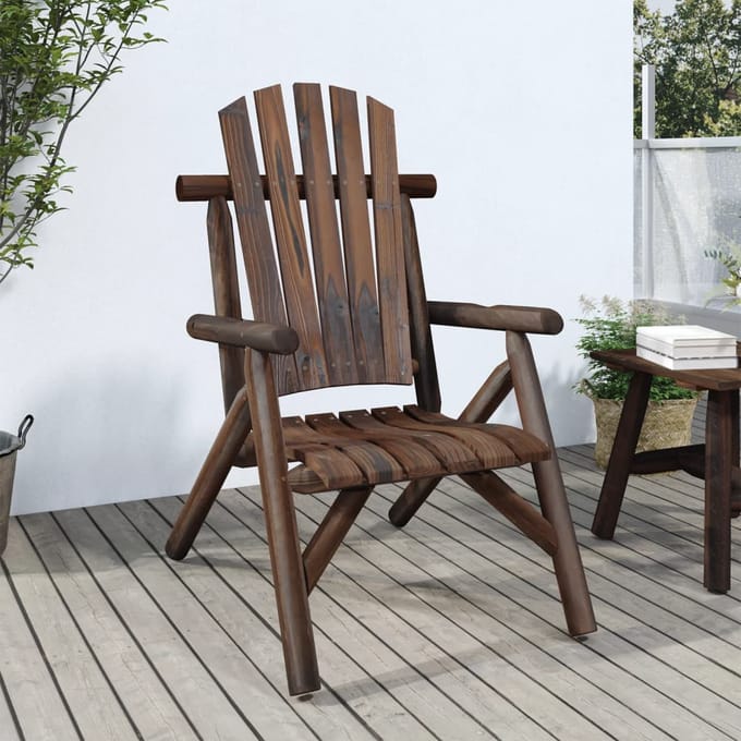 vidaXL - Tuinstoel - 68x86x103 - cm - massief - vurenhout
