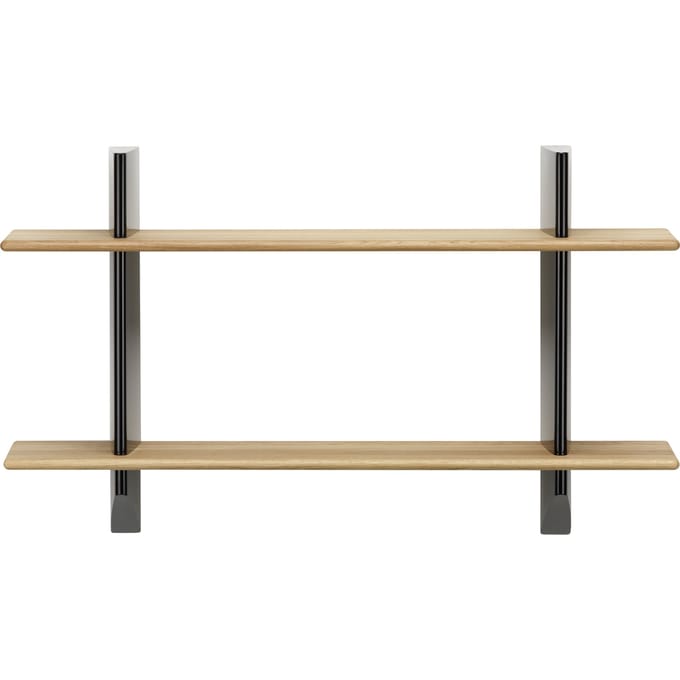 Vitra Rayonnage Mural Wandregal - diepzwart - Eiken