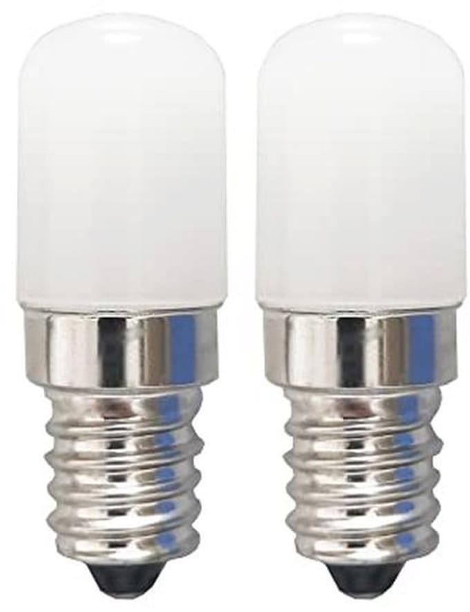 2 Stuks E14 LED Lamp - 2 W Koud Wit 6500 K voor Koelkast