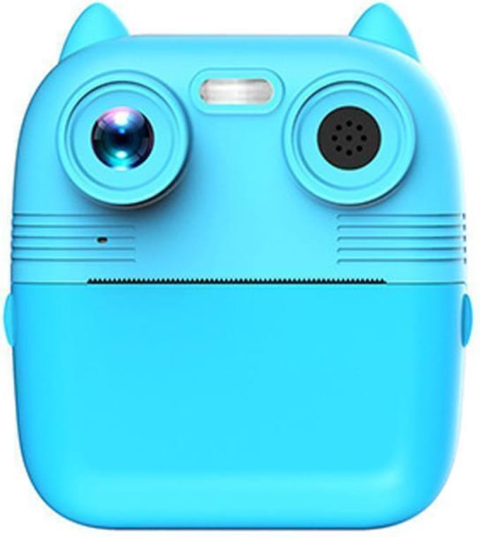 Bovista Camera - Printer - Digitale Foto Camera - Camera Met Printer - Oplaadbaar - 32GB - Blauw