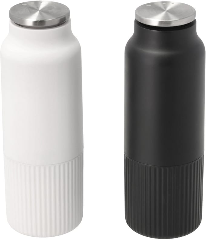 Funktion Peper- en zoutmolenset Dia 5,7 x 16,5 cm 125 ml Zwart/Wit