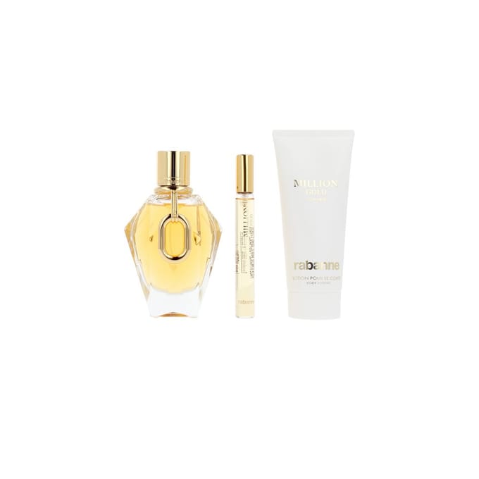 Parfumset voor Dames Paco Rabanne MILLION GOLD 3 Onderdelen