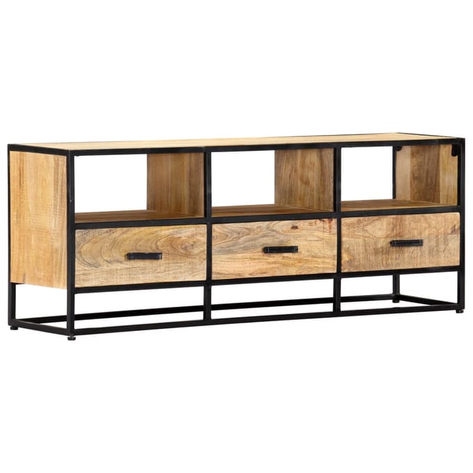 vidaXL - Tv-meubel - 120x30x45 - cm - massief - mangohout