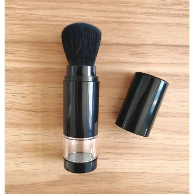 2 in 1 Foundation Brush Make-up Brush Lege Reisblush met Navulbare Losse Poeder Fles Pot Make-up Beauty Tools