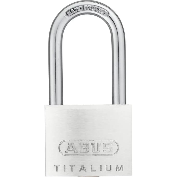Blister met hangsloten met hoge beugel Abus 40 mm