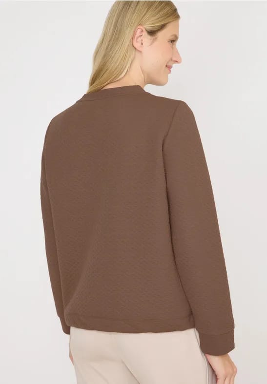 Sweater met textuur