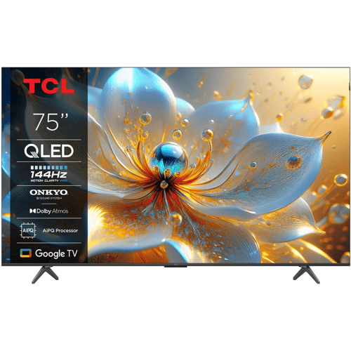 TCL 75T8C - 75 inch - 4K QLED - 144Hz - 2025 - Smart TV