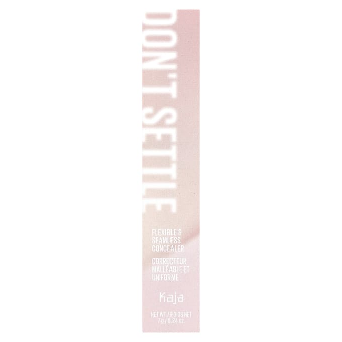 Kaja, Don't Settle, Anti-cernes souple et sans couture, 02 Banana Milk, 7 g (0,24 oz) white