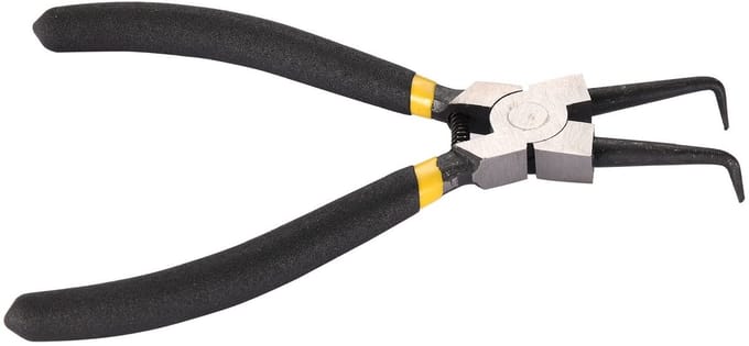 WOOSTAR 90 Graden Gele Punt Handvatten Interne Gebogen Circuit Ring Tang