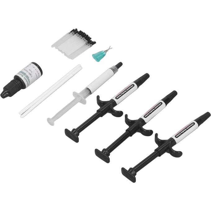 Tandheelkundige Kleefstof Uithardingsspuit Hoge Hechtsterkte Orthodontische Tandheelkundige Bonding Lichtuithardende Kit Zwart white