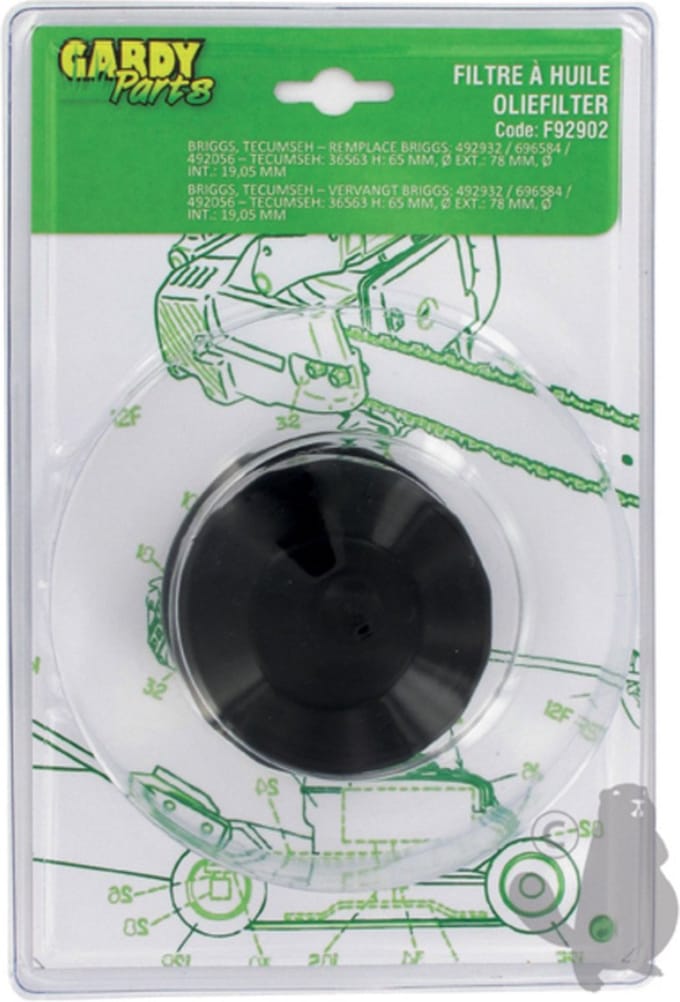 GardyParts - Oliefilter voor BRIGGS & STRATTON