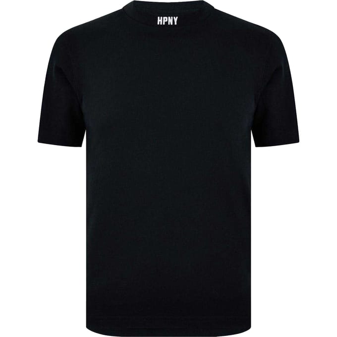 Heron Preston Heren Effen Crew Hals T-shirt (Zwart)