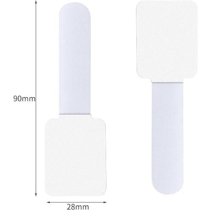Herbruikbare kabelbinders Bevestiging Draadorganizer Koord Touwhouder Zelfklevend Verstelbare koordorganizer Bandjes Bureaubeheer 10PCS wit