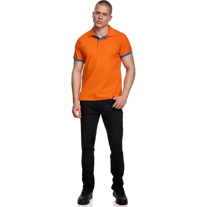 Contrast Polo Piqué Shirt Normale Pasvorm