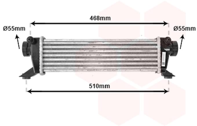 Van Wezel - INTERCOOLER VOOR MERCEDES BENZ A-CLASS W168 1997-2004 1685000000