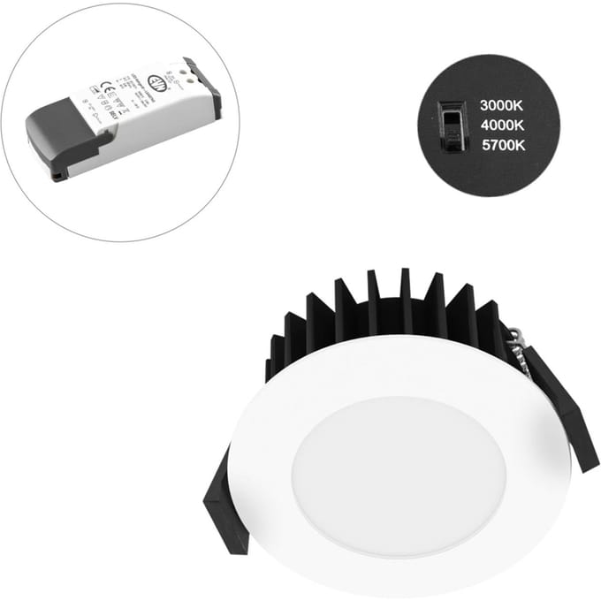 EVN Solido68 LED inbouwlamp 7W wit