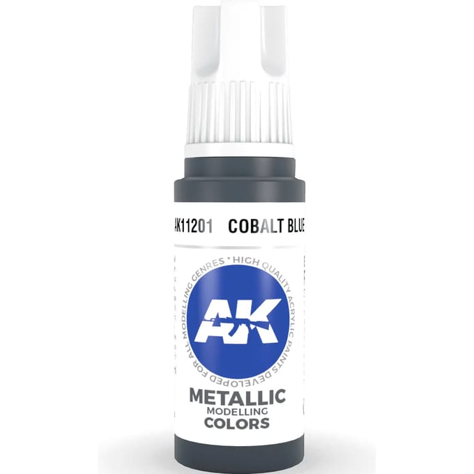 Cobalt Blue Acrylic Modelling Color - 17ml - AK-11201