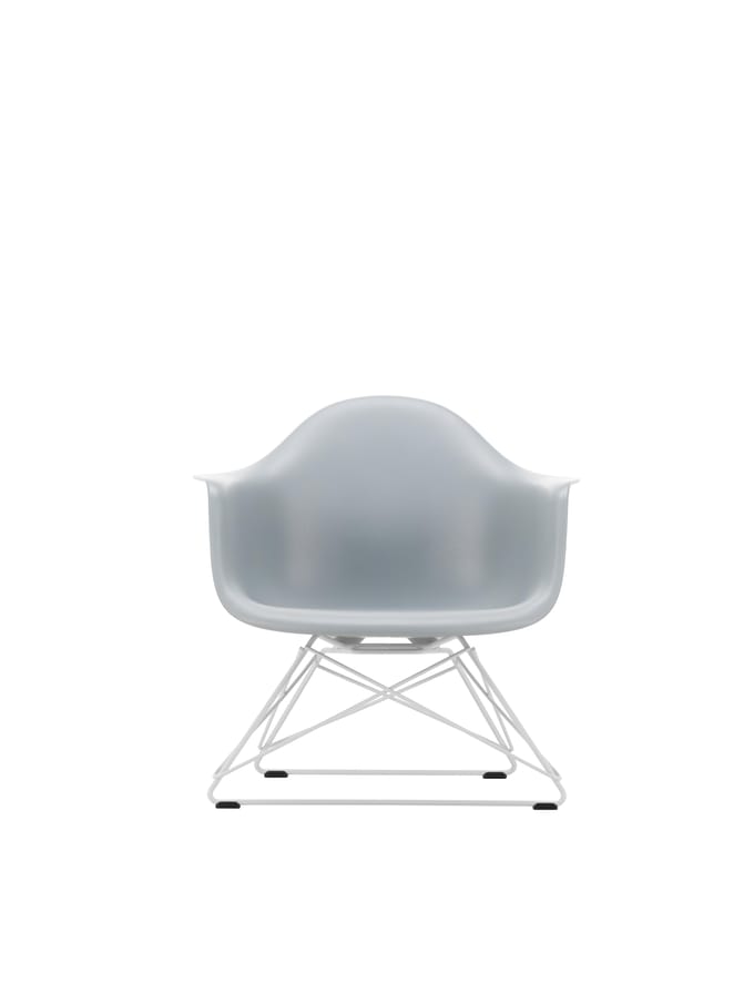 Vitra Eames Plastic Armchair LAR - lichtgrijs RE - wit - lichtgrijs RE