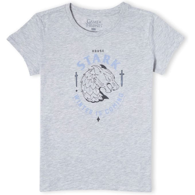 Game of Thrones House Stark Women's T-Shirt - Grijs - M - Grijs