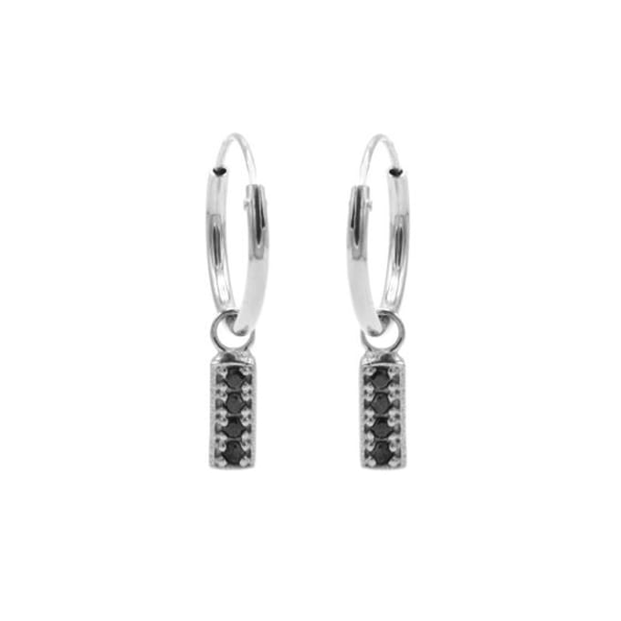 Karma-Oorring-Symbool-Zirkonia-Rectangle-Zilver-M2635B