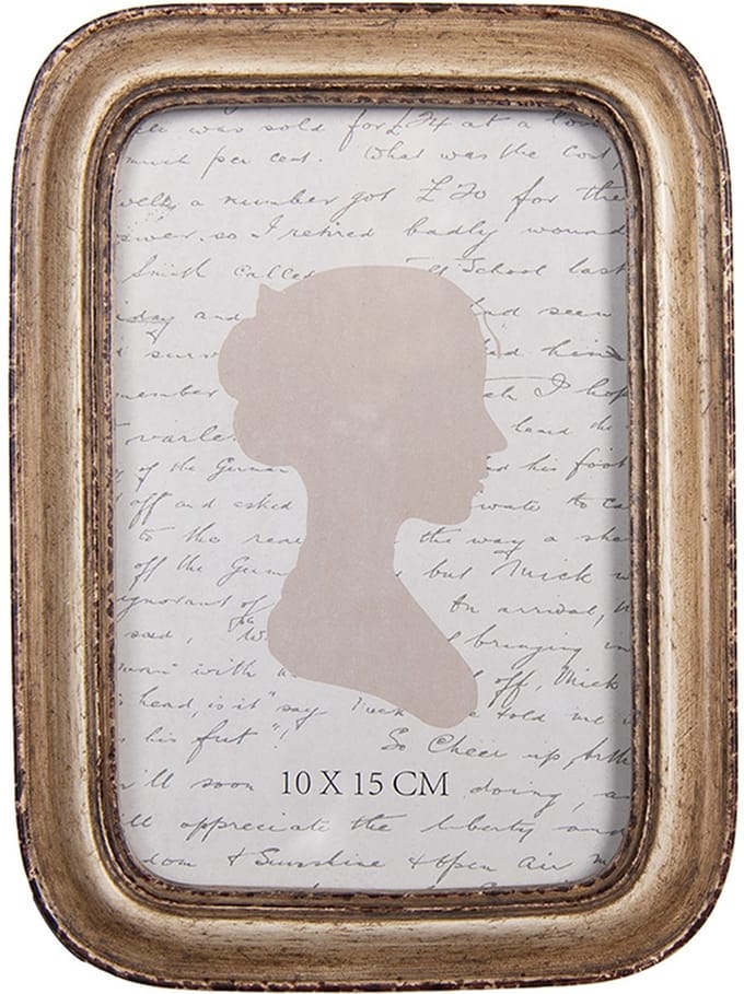 Clayre & Eef Fotolijst 10x15 cm Beige Kunststof
