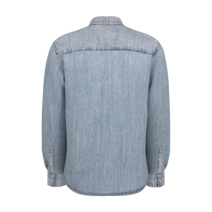 Overhemd Lange Mouw Guess M5GH56 D5M82-GJER DENIM LIGHT