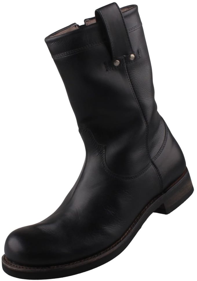 Sendra Laarzen heren 7133-Vibrant Black lamsvel gevoerd zwart