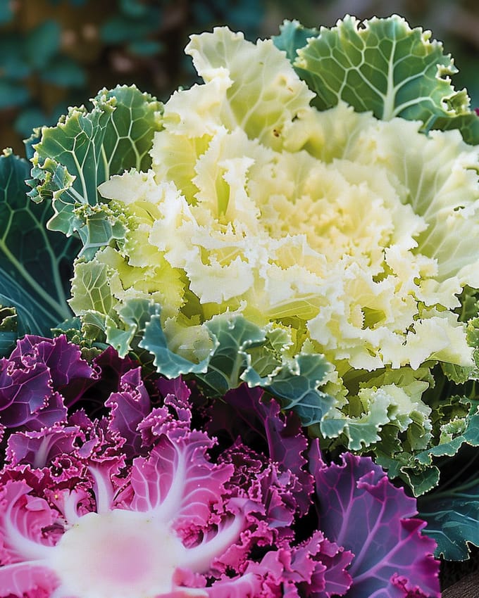 2 sets - Sierkool Zaden Fringed Gemengd Brassica Oleracea Eenjarig