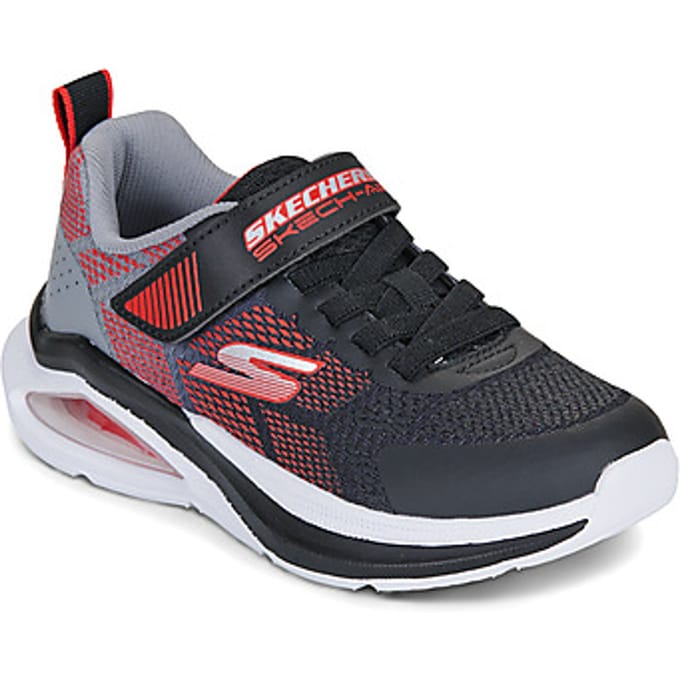 Skechers Kinderen Microspec Max Velocity Sneakers 404110L BKRD Black Red